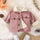 Baby Girl Flap Detail Thermal Lined Corduroy Jacket