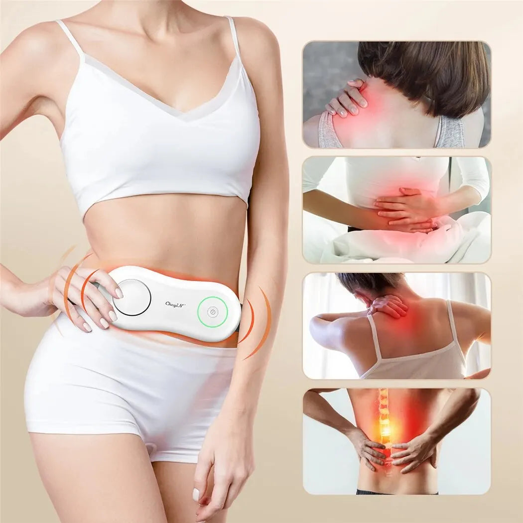 Electric 4D EMS Waist and Abdomen Massager Belt Relax Relief Pain Warm Palace