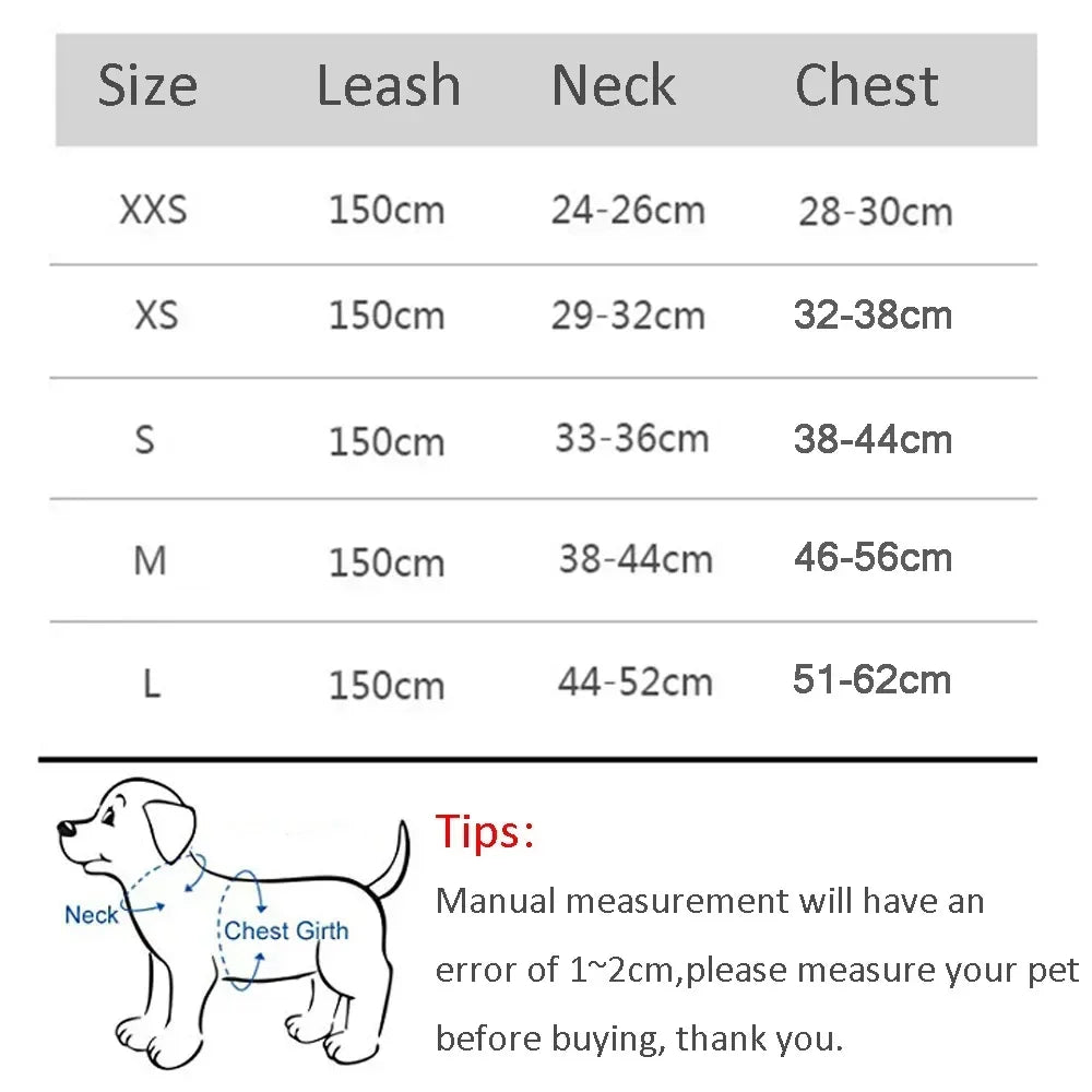 Adjustable Puppy Cat Harness Vest Outdoor Walking Lead Leash