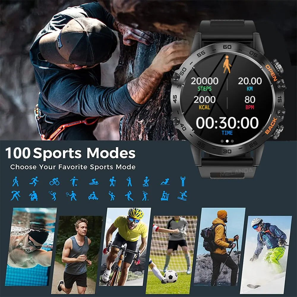 Men Sports Waterproof Smartwatch