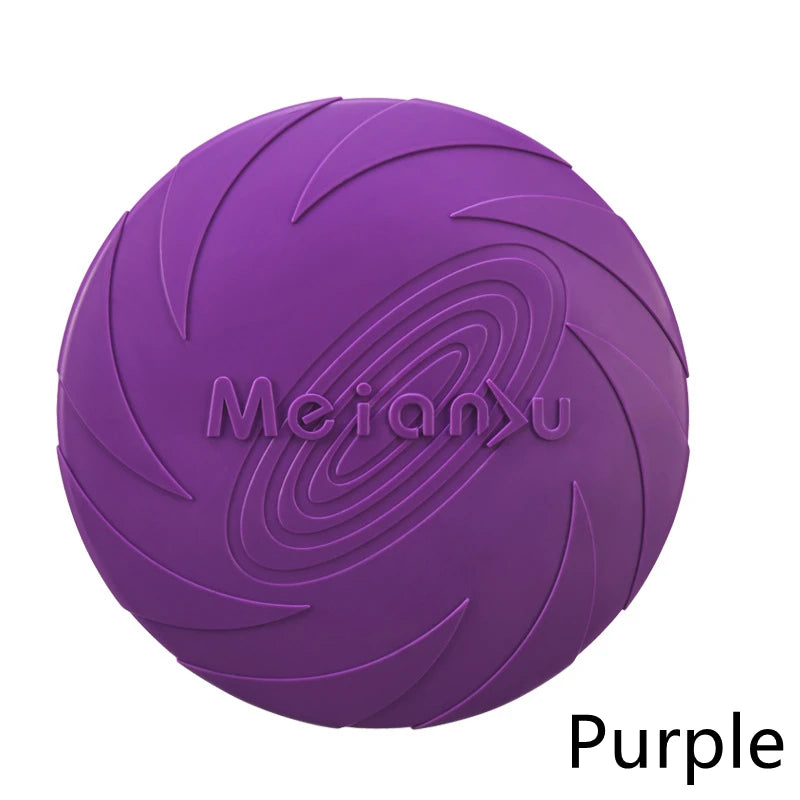 Silicone Flying Disc For Training+Entertainment  Pet Toy