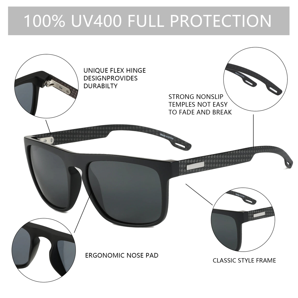 Lightweight Polarized/UV Protection Sunglasses