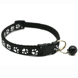 Foot Paw Print Bell Collar