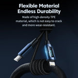 36W USB Cable For iphone Fast Charger  LED Display