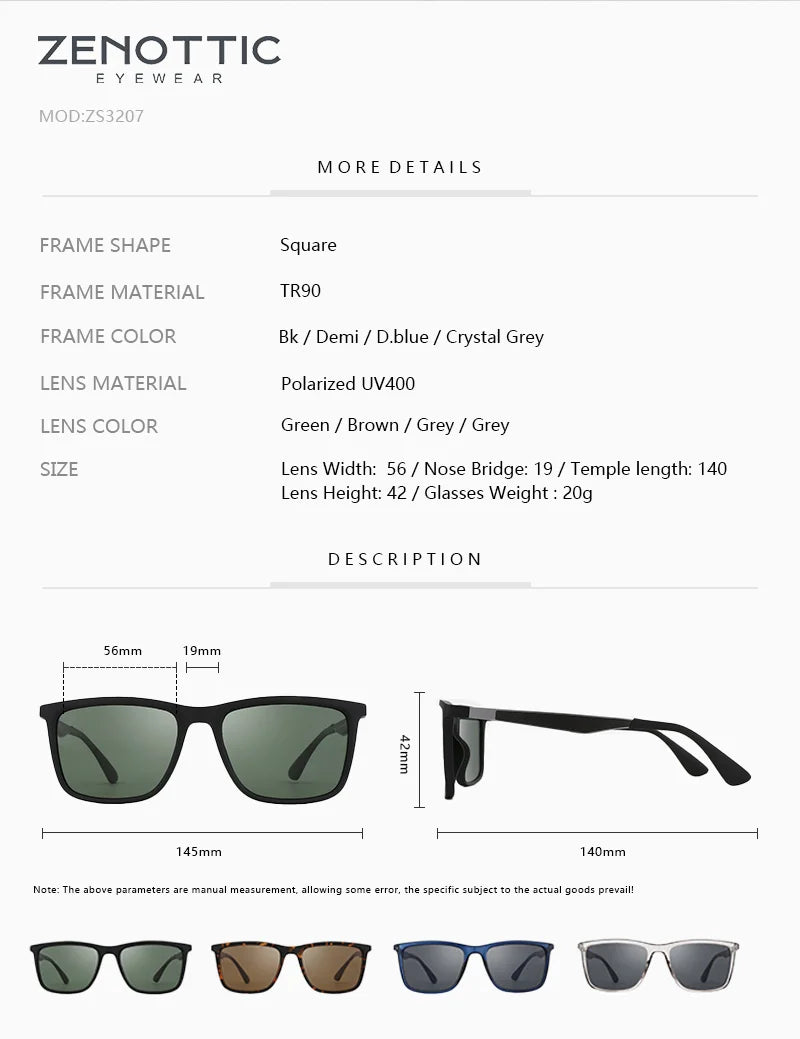 Lightweight Men Shades