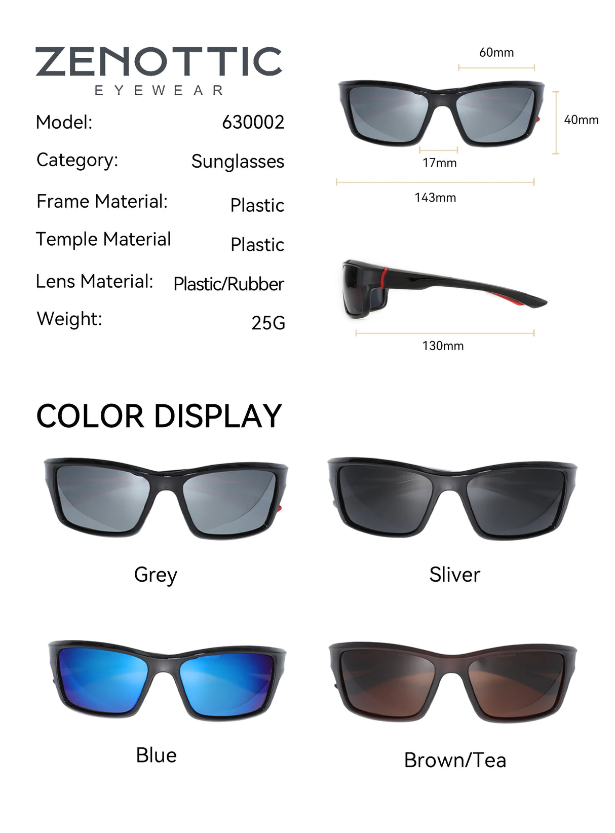 SportS Uv400 Protection Polarized Sunglasses for Unsiex