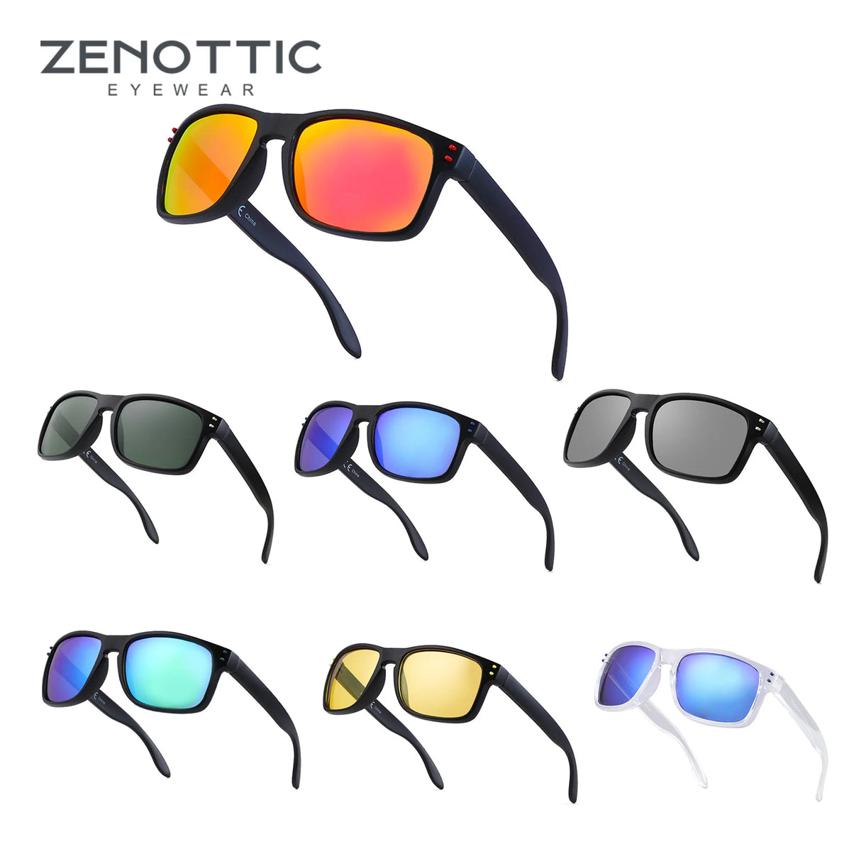 Trendy Square Polarized Sunglasses for Men